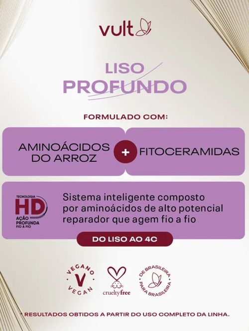 Shampoo Liso Profundo Vult UNICO