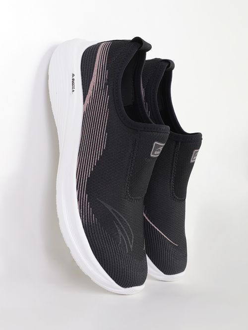 Tênis Esportivo Slip On Kolosh Feminino PRETO/ROSE