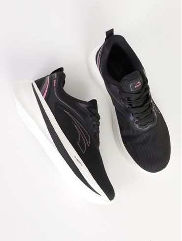 Tênis Esportivo Kolosh Feminino PRETO/LILAS