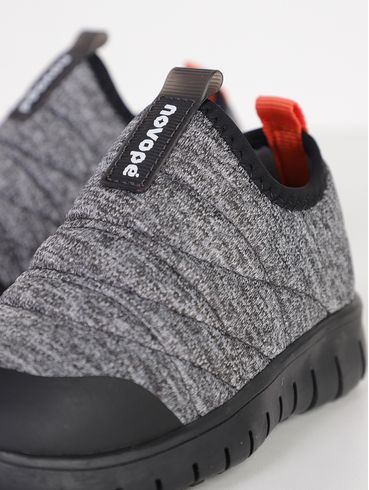 Tênis Super Flex Soft Novopé Infantil Para Menino- MESCLA/PRETO
