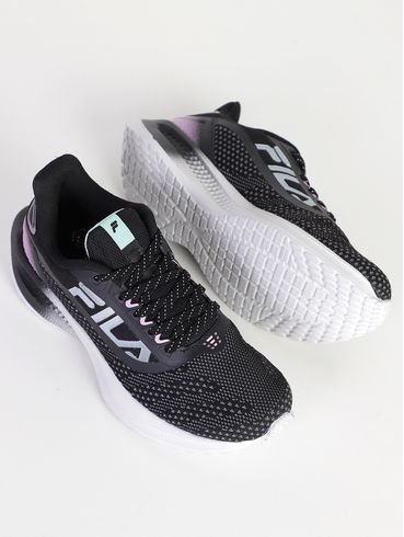 Tênis Esportivo Efecto Fila Feminino PRETO/LILAS