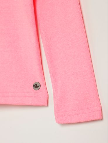 Blusa Manga Longa Infantil Para Menina - ROSA