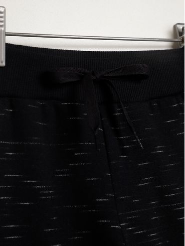 Calça Moletom Infantil Para Menino - PRETO