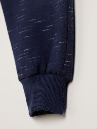 Calça Moletom Infantil Para Menino - MARINHO