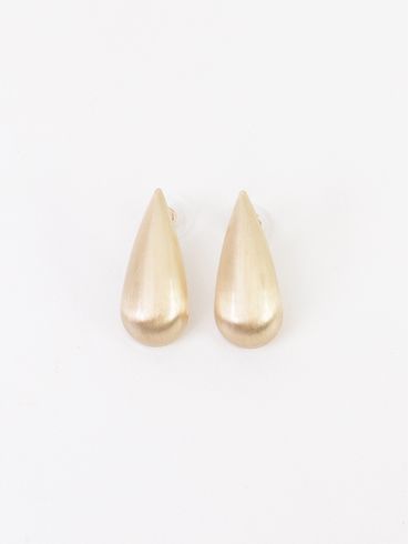 Brinco Gota Escovada DOURADO