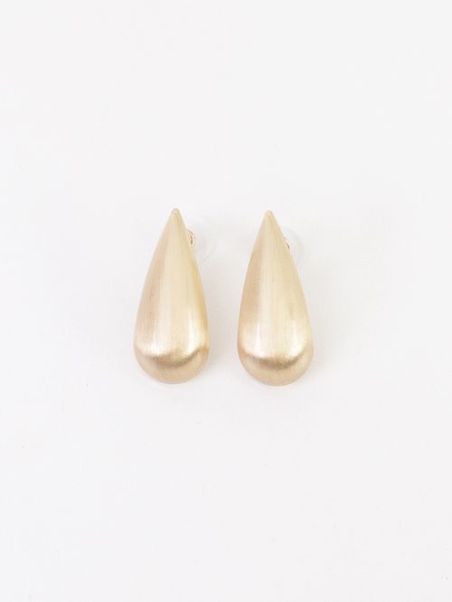 Brinco Gota Escovada DOURADO