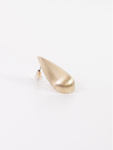Brinco Gota Escovada DOURADO