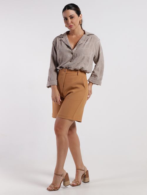 Camisa Autentique Feminina BEGE