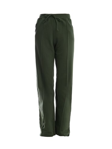 Calça Moletinho Wide Leg Feminina VERDE
