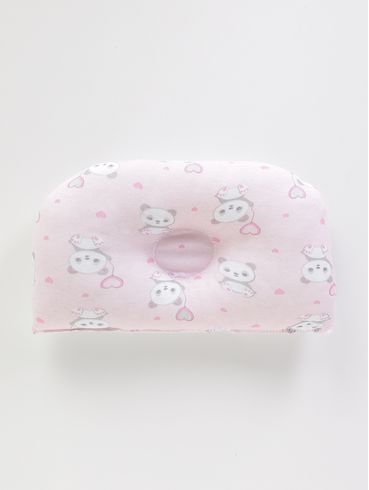 Travesseiro Anatômico Infantil Para Bebê - Rosa