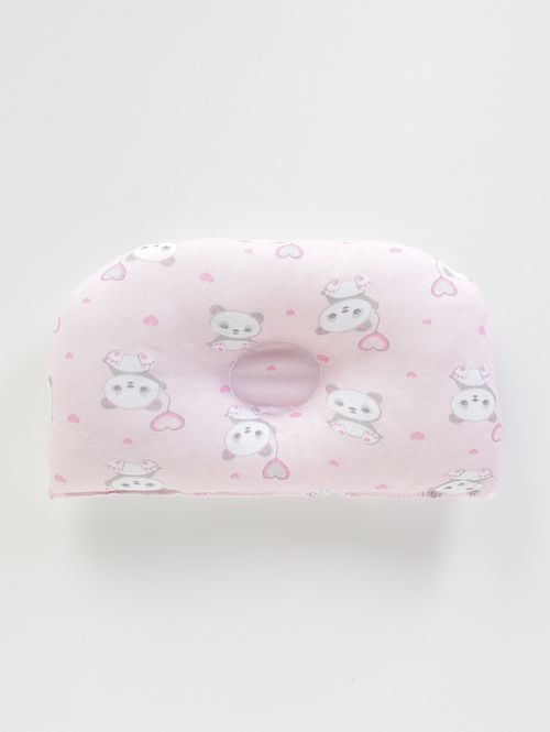 Travesseiro Anatômico Infantil Para Bebê - Rosa