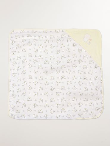Toalha Infantil Para Bebê - Amarelo