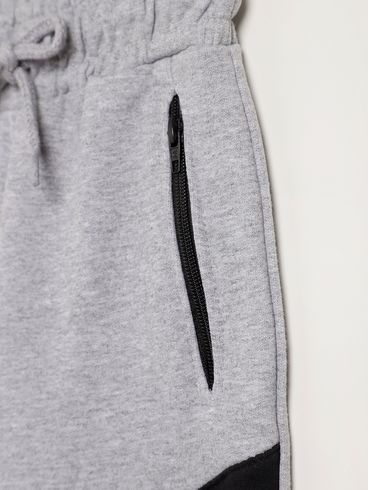Calça Moletom Infantil Para Menino - MESCLA
