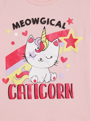 Blusa Manga Longa Infantil Para Menina - ROSA CLARO