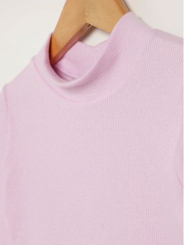 Blusa Manga Longa Infantil Para Menina - ROSA CLARO