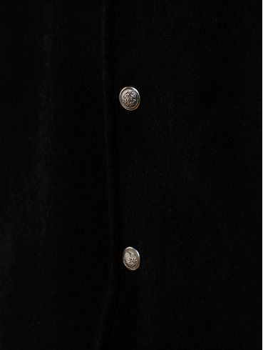 Camisa Bouclê Vels Juvenil Para Menina - PRETO