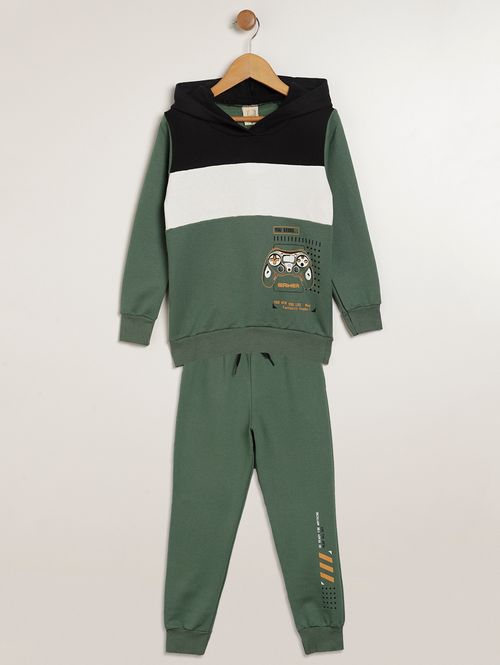 Conjunto Moletom Infantil Para Menino - VERDE