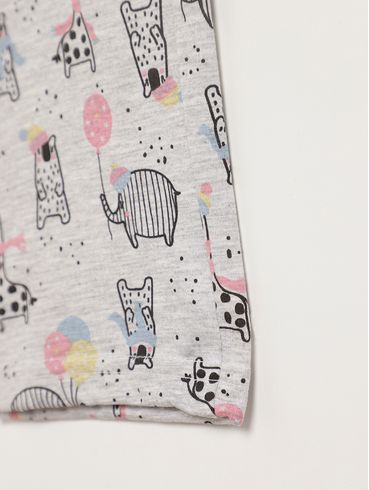 Pijama Longo Infantil Para Menina - MESCLA
