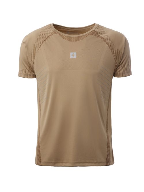 Camiseta Esportiva Action Dry Masculina CAQUI