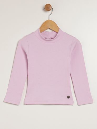 Blusa Manga Longa Infantil Para Menina - ROSA CLARO