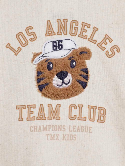 Conjunto Longo Infantil Para Menino - OFF WHITE/BEGE