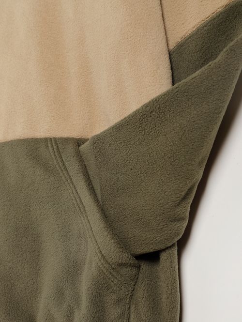 Blusão Fleece com Capuz Infantil Para Menino - CAQUI