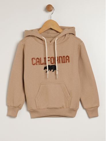Moletom Infantil Para Menino - BEGE