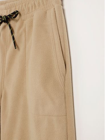 Calça Moletom Juvenil Para Menino - CAQUI