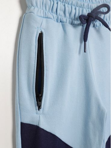 Calça Moletom Infantil Para Menino - MARINHO