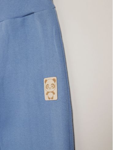 Calça Moletom Infantil Para Menino - AZUL