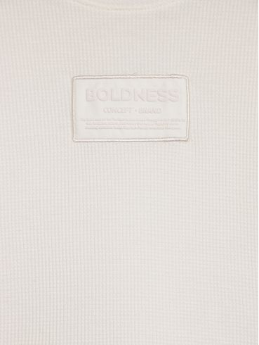 Camiseta Manga Longa Infantil Para Menino - OFF WHITE