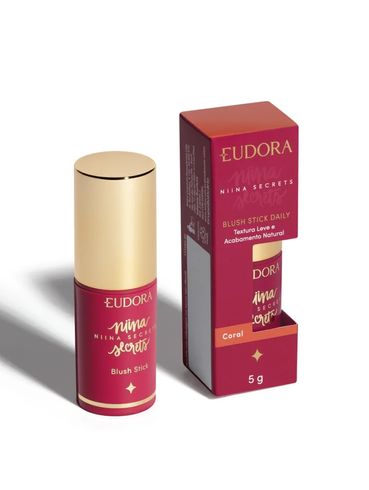 Blush Cremoso Stick Daily Coral Niina Secrets UNICO