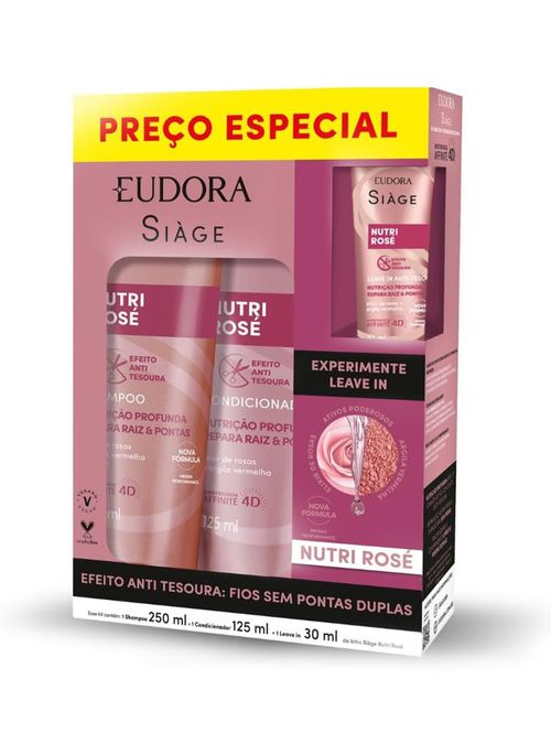 Kit Nutri Rosé Eudora Siàge UNICO