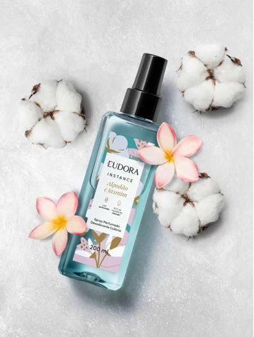 Deo Colônia Instance Algodão Jasmim Eudora 200ml UNICO