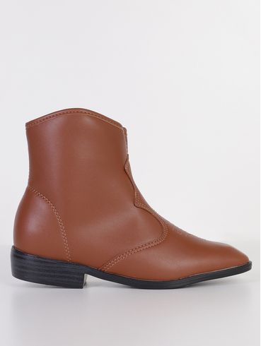Bota Western Molekinha Juvenil Para Menina - MARROM