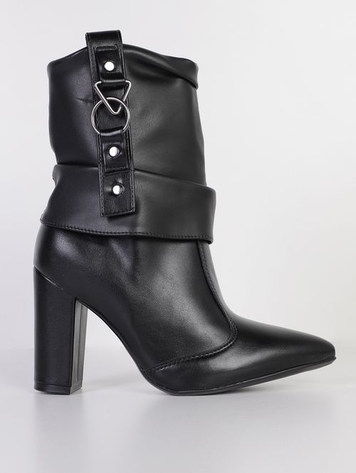 Bota Cano Médio Vizzano Feminina PRETO