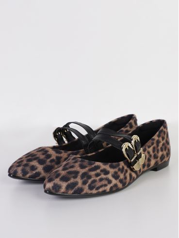 Sapatilha Animal Print Moleca Feminina MARROM