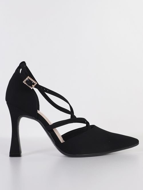 Sapato Scarpin Nobuck Salto Taça Bebecê Feminino PRETO