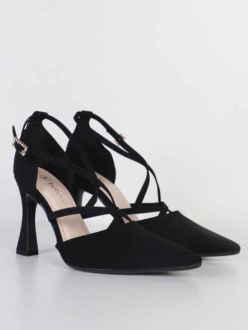 Sapato Scarpin Nobuck Salto Taça Bebecê Feminino PRETO