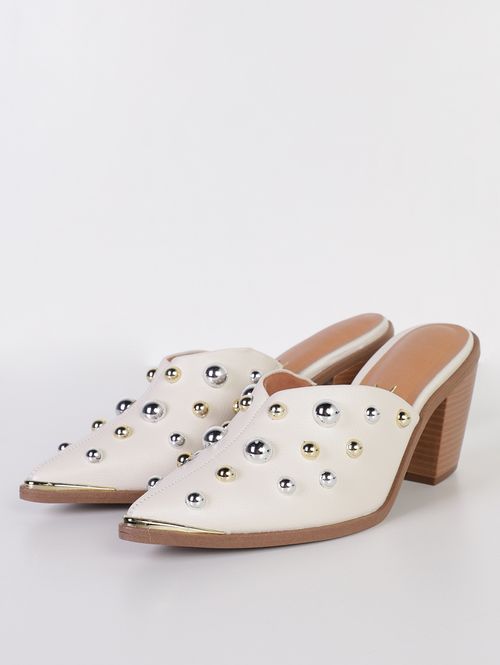 Mule Vizzano Feminino OFF WHITE