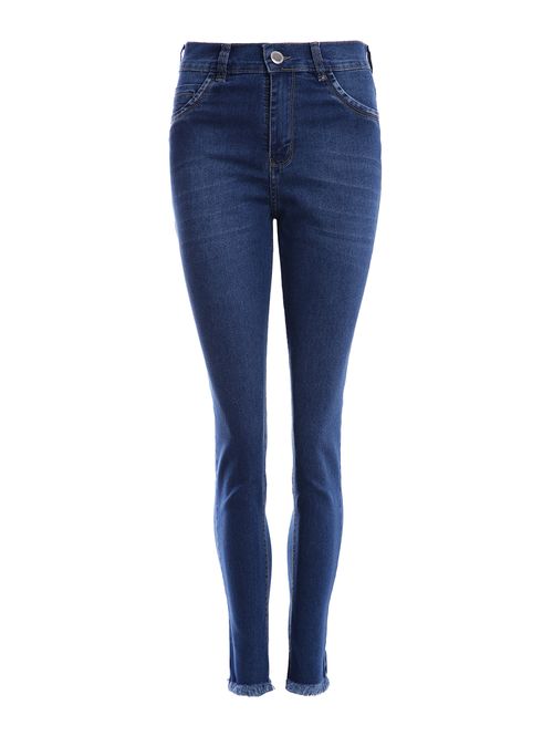 Calça Jeans Cigarrete Feminina AZUL