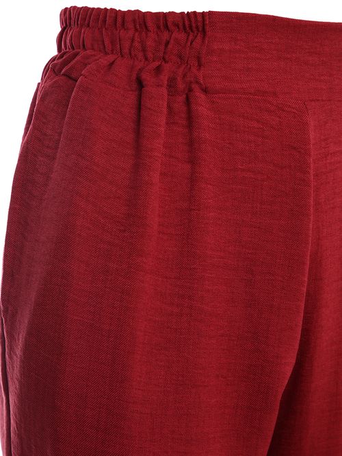 Calça Reta Alfaiataria Feminina TELHA