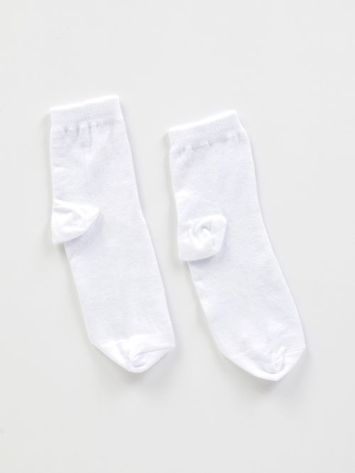 Meia Infantil Para Menino - BRANCO