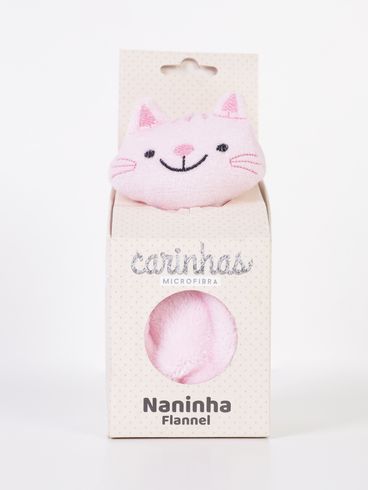 Naninha Com Prendedor Infantil Para Bebê - ROSA