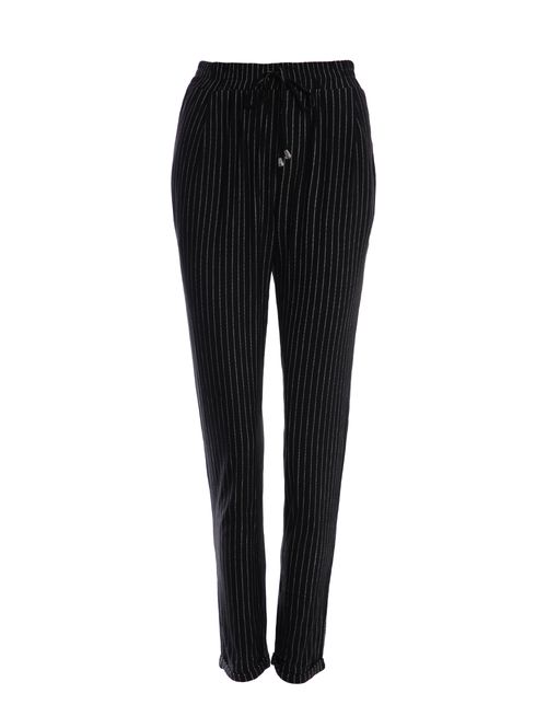 Calça Listrada Autentique Feminina PRETO