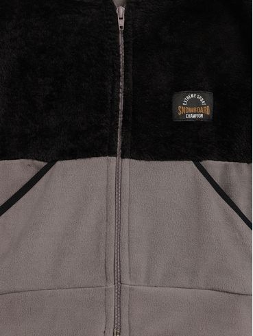 Jaqueta Moletom Infantil Para Menino - CINZA