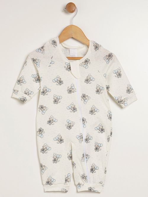 Macacão Infantil Para Bebê - BRANCO