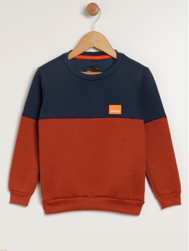 Moletom Infantil Para Menino - MARINHO