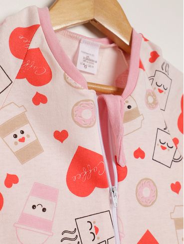 Macacão Infantil Para Bebê - ROSA