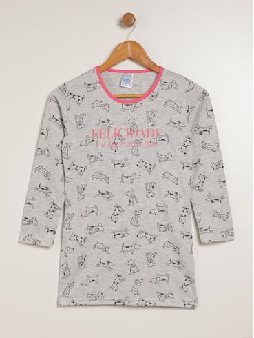 Camisola Juvenil Para Menina - MESCLA